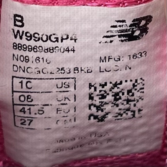 New Balance Sneakers Womens 10 B 990 V4 W990GP4 Gray Casual Athletic Gym Shoes - Picture 8 of 10